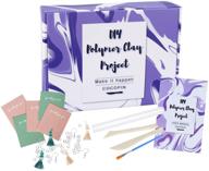 🎨 ultimate polymer clay starter kit: diy crafts jewelry dish for girls - 28 blocks (0.7 oz/piece) of baking modeling clay logo