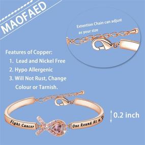 img 3 attached to 🎗️ MAOFAED Cancer Awareness Jewelry: Empowering Gifts for Cancer Fighters & Survivors