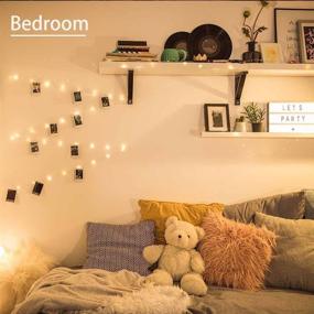 img 2 attached to 🌟 Cocoselected Warm White Twinkling Fairy Lights USB: 33ft 100 Micro LEDs with Remote Control - Perfect Teen Girls Bedroom Decor and Kids Night Light