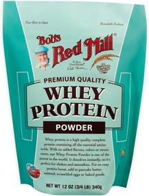 img 4 attached to 🥤 Bob's Red Mill Whey Protein Powder, 12 oz Package - May Vary, Red, Unflavored