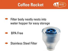 img 1 attached to GSI Outdoors - Coffee Rocket Maker, Blue: Brew Fresh Coffee Anywhere!