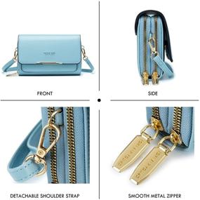 img 3 attached to 👜 Stylish Roulens Crossbody Shoulder Handbags for Women: Perfect Cellphone Compartments with Wallets Included