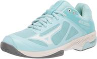 🎾 mizuno women's wave exceed: ultra-light all court tennis shoe for superior performance logo