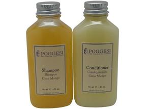 img 1 attached to Poggesi Coco Mango Shampoo and Conditioner Bundle - 12 Pack (6 Each) 2oz Bottles - Total Size: 24oz