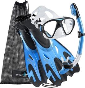 img 1 attached to Phantom Aquatics Collection Legendary Snorkeling Sports & Fitness