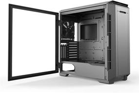 img 1 attached to 🖥️ Фантекс P600S гибридный беззвучный и производительный корпус ATX - закаленное стекло, тканевый фильтр, поддержка двух систем, огромное хранилище, ПМВ хаб, панели звукопоглощения, черный (PH-EC600PSTG_BK01)