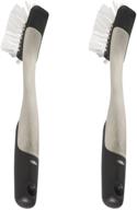 oxo steel dish brush 2 pack logo