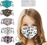 ultimate protection and style: adjustable, breathable, and reusable boys' bandanas - must-have accessories! logo