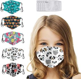 img 4 attached to Ultimate Protection and Style: Adjustable, Breathable, and Reusable Boys' Bandanas - Must-Have Accessories!