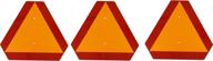 brady slow moving vehicle sign occupational health & safety products logo