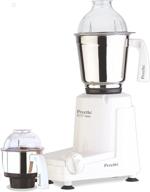 preethi eco twin mixer grinder, 110v, white, 2 jar (mga-516) logo