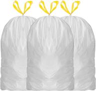 🗑️ bilieasy 50l bin bags - 100pcs 64x71 cm bin liners for office, kitchen, bedroom - 13 gal garbage bags (100pcs) logo