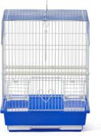 🐦 blue and white flat top economy bird cage by prevue pet products | 31991 logo