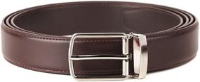 img 2 attached to 👔 High-Quality Genuine Leather Men's Accessories and Belts with a Classic Fashion Design