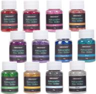 ✨ noddway ultra fine holographic glitter powder - 12 color bulk craft glitter for resin, tumblers, slime, and decoration - 15g each! logo