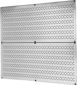 img 4 attached to 🔨 Galvanized Steel Pegboard Wall Control System
