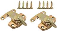 sdtc tech 2 pack dining table locks - metal spring buckle latches for table leaf logo