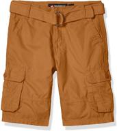🩳 boys' clothing: southpole little belted canvas shorts logo