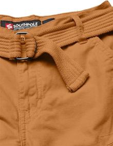 img 1 attached to 🩳 Boys' Clothing: Southpole Little Belted Canvas Shorts
