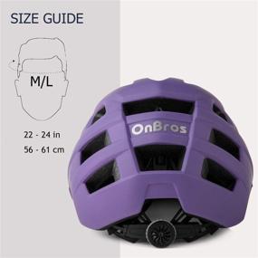 img 3 attached to OnBros Mountain Bicycle Helmets Lightweight