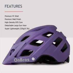 img 2 attached to OnBros Mountain Bicycle Helmets Lightweight