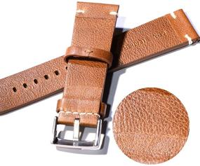 img 2 attached to ⌚️ Timeless Elegance: Handmade Vintage Leather Watch Minimalism