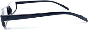 img 2 attached to Rectangle Reading Glasses Rimless Readers