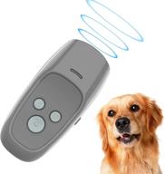 🐶 ultimate 3-in-1 anti barking device for dogs: ultrasonic bark control & training device with 3 frequencies, rechargeable, ideal for small to large dogs, 16.4ft range logo