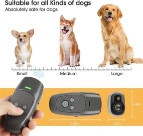 img 1 attached to 🐶 Ultimate 3-in-1 Anti Barking Device for Dogs: Ultrasonic Bark Control & Training Device with 3 Frequencies, Rechargeable, Ideal for Small to Large Dogs, 16.4ft Range