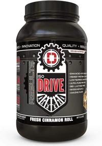 img 4 attached to ISODRIVE Premium Whey Isolate (Cinnamon Roll) - Enhance Your Protein Intake with a Scrumptious Twist