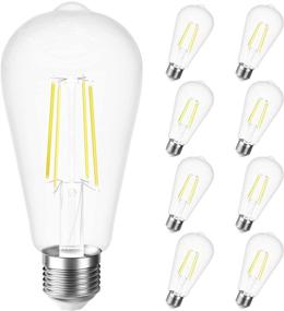 img 4 attached to Улучшите освещение вашего дома с помощью SHINESTAR Dimmable Daylight Filament ламп
