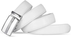 img 2 attached to ITIEZY Leather Ratchet Automatic Designer Men's Accessories for Belts