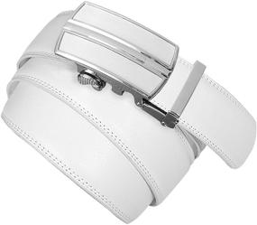 img 3 attached to ITIEZY Leather Ratchet Automatic Designer Men's Accessories for Belts