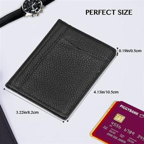 img 2 attached to 🔒 Ultimate Protection and Style: Unaone Slim Minimalist Wallet Blocking