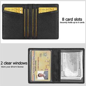 img 3 attached to 🔒 Ultimate Protection and Style: Unaone Slim Minimalist Wallet Blocking