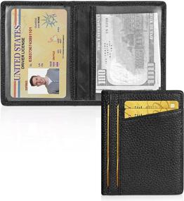 img 4 attached to 🔒 Ultimate Protection and Style: Unaone Slim Minimalist Wallet Blocking