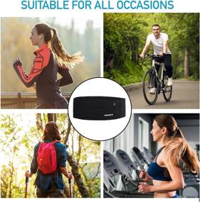 img 1 attached to 🏃 KAplus'y Running Belt and Stylish Fanny Pack for Travel, Outdoor Hiking, and Jogging - Unisex Women, Men