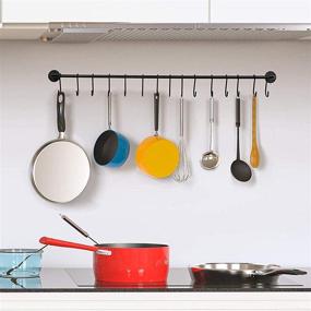 img 1 attached to 🧺 Висячие вешалки для организованной кухни и ванной: решение для подарка