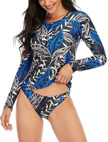 img 4 attached to SEBOWEL Sleeveless Surfing Swimwear Swimsuit Women's Clothing for Swimsuits & Cover Ups