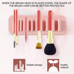 img 3 attached to Storage Cosmetic Wall‑Mounted Toothbrush Organizer