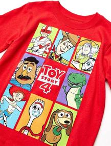 img 3 attached to 🧒 Toy Story 4 Little Boys' Characters Short Sleeve Graphic T-Shirt by Pixar