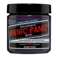 🌟 revamp your style with the vibrant manic panic dark star grey hair dye classic logo