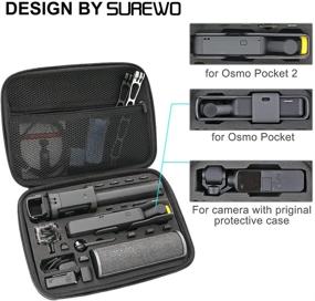 img 2 attached to 🚀 SUREWO Surface-Waterproof Carrying Case: Ultimate Travel Protection for DJI Osmo Pocket 2