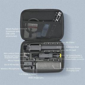 img 3 attached to 🚀 SUREWO Surface-Waterproof Carrying Case: Ultimate Travel Protection for DJI Osmo Pocket 2