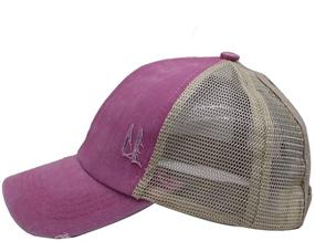 img 1 attached to 🧢 KKMKSHHG Toddler Baseball Distressed Adjustable Boys' Hats & Caps – Optimized for SEO