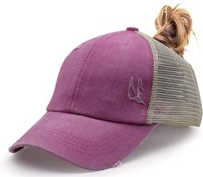 img 3 attached to 🧢 KKMKSHHG Toddler Baseball Distressed Adjustable Boys' Hats & Caps – Optimized for SEO