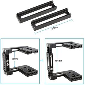 img 1 attached to 📷 CAMVATE Adjustable Camera Cage - Ideal for Right and Left Handle Cameras (Basic)