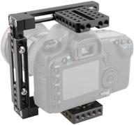 📷 camvate adjustable camera cage - ideal for right and left handle cameras (basic) logo