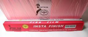 img 2 attached to 🎨 Insta Finish Corona Treated Pink Plastic Sheeting, 16 ft x 400 ft: Auto Body Masking Film for Vans and SUVs – Overspray Protection, Tear and Rip Resistant Polyethylene Film (KAS-16X400)