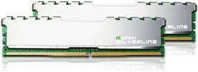 img 4 attached to 💻 Оперативная память для настольного компьютера Mushkin SILVERLINE серии DDR4 - 32 ГБ (2x16 ГБ) набор памяти DIMM - 2400 МГц (PC4-19200) CL-17 - 288-контактный 1.2В модуль RAM - без ошибок ECC - двухканальный режим - радиатор Stiletto V2 серебристого цвета - (MSL4U240HF16GX2)